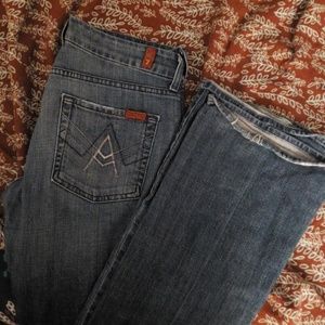 Seven For All Mankind A Pocket Tall/long denim jeans 29x33